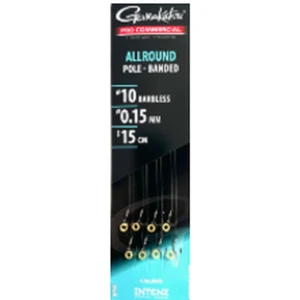 Carlige Legate GAMAKATSU Pro C Allround, Nr.10, 0.15mm, 8buc/pac