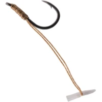 Carlige Legate Korum Quickstop Hook Hairs Barbless, Nr.14, 4buc/pac Carlige Legate Korum Quickstop Hook Hairs Barbless, Nr.14, 4buc/pac