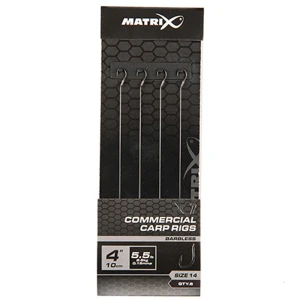 Carlige Legate MATRIX Commercial Carp Rigs, Nr.12, 10cm, 8buc/plic