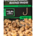 Carlige Legate MATRIX X8 Power Carp Band Rigs, Nr.10, 45cm, 8buc/plic