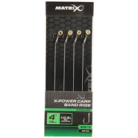 Carlige Legate Matrix X8 Power Carp Band Rigs, Nr.12, 10cm, 8buc/plic