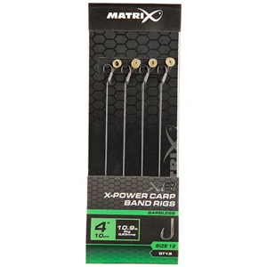 Carlige Legate MATRIX X8 Power Carp Band Rigs, Nr.14, 10cm, 8buc/plic