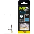 Carlige Legate MIKADO Method Feeder Rig Cu Banda X-Tra Strong, Nr.8, 0.12mm, 10cm, 8buc/pac