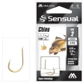 Carlige Legate Mikado Sensual Chinu G, 70cm, Nr.10, 0.18mm, 8buc/plic Carlige Legate Mikado Sensual Chinu G, 70cm, Nr.10, 0.18mm, 8buc/plic