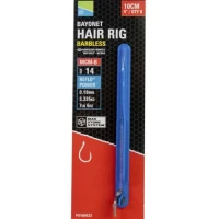 Carlige Legate Preston Mcm-b Bayonet Hair Rigs 10cm, Nr.16, 0.19mm, 3.335 Kg, 8buc/pac