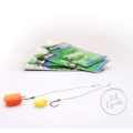 Carlige Legate ZFISH Method Feeder Rig Quick Stop Braid, Carlig Nr.12, Fir textil 15lbs, 5buc/pac