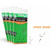 Carlige Legate Zfish Method Feeder Rig Spike Braid, Carlig Nr.6, Spin 6mm, Fir 15lbs, 5buc/pac Carlige Legate Zfish Method Feeder Rig Spike Braid, Carlig Nr.6, Spin 6mm, Fir 15lbs, 5buc/pac