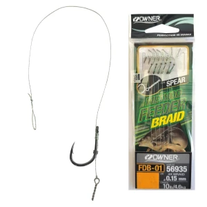 Rig Feeder Owner 56935 No.12 0.12 FDB-01 Spear Braided, 6buc/pac