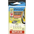 Rig Konger Kamatsu Iseama Method Feeder Cu Spin,  Monofilament, Nr.12, 0.20mm, 10cm, 5buc/pac