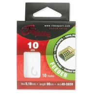 Riguri Filfishing Feeder Snelled Hooks, 90cm, 10buc/plic Nr.6 22mm Riguri Filfishing Feeder Snelled Hooks, 90cm, 10buc/plic Nr.6 22mm