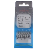 Set Pro Fl  8 Carlige Legate Textil 10cm Cu Spin Carlig Power Carp Feeder Nr 10 Set Pro Fl  8 Carlige Legate Textil 10cm Cu Spin Carlig Power Carp Feeder Nr 10