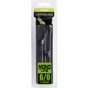 Carlige Legate JAXON Catfish Mono Rig, Nr.5/0, 1.30mm, 1buc/pac Carlige Legate JAXON Catfish Mono Rig, Nr.5/0, 1.30mm, 1buc/pac