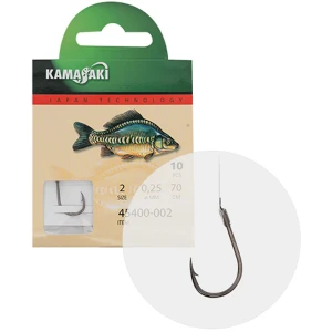 Carlige Legate KAMASAKI K807BN, Nickel, Nr.1/0, 10buc/pac