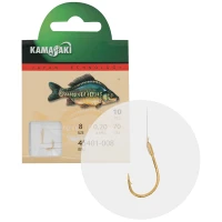 Carlige Legate KAMASAKI K807G, Auriu, Nr.1/0, 10buc/pac
