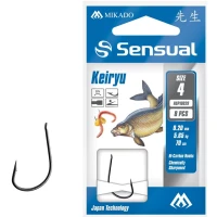 Carlige Legate Mikado Sensual Keiryu, 70cm, Nr.10, 0.12mm, 8buc/plic