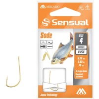 Carlige Legate Mikado Sensual Sode, 70cm, Nr.6, 0.18mm, 8buc/plic Carlige Legate Mikado Sensual Sode, 70cm, Nr.6, 0.18mm, 8buc/plic