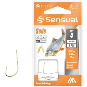 Carlige Legate Mikado Sensual Sode, 70cm, Nr.6, 0.18mm, 8buc/plic Carlige Legate Mikado Sensual Sode, 70cm, Nr.6, 0.18mm, 8buc/plic