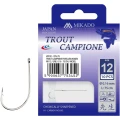 Carlige Legate Mikado Trout Campione, 100cm, Nr.2, 0.25mm, 10buc/pac