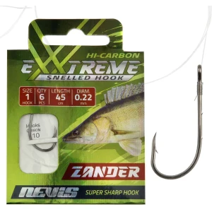 Carlige Legate Nevis Salau, Nr.2, 0.22mm, 45cm, 6buc/pac