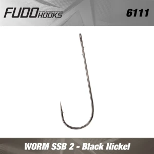 CARLIGE FUDO WORM SSB BN Black Nickel Nr.3/0  4buc/plic  CARLIGE FUDO WORM SSB BN Black Nickel Nr.3/0  4buc/plic