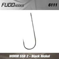 CARLIGE FUDO WORM SSB BN Black Nickel Nr.4/0  4buc/plic  