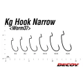 CARLIGE OFFSET DECOY WORM 37 KG NARROW NR.1 9buc/plic