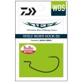 Carlig Offset Daiwa Steez Worm Nr.3, 7buc/pac