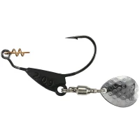 Carlig Offset Lestat DUO Realis Spin Hook, Mat Black, 0.9g, Nr.2, 3buc/pac