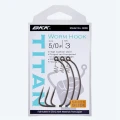 Carlige BKK Titan Worm Hook Nr.3/0, 5buc/plic Carlige BKK Titan Worm Hook Nr.3/0, 5buc/plic