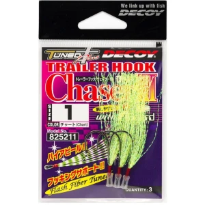 Carlige DECOY Trailer Hook Chaser Chart TH-3, Nr.1/0, 3buc/pac