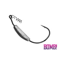 Carlige Delphin Offset Lestat Bomb! Heavyshank / 5pcs 10g 5/0