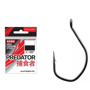 Carlige Drop-Shot Lucky John nr 2 Black Nickel  6 buc/plic