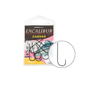 Carlige Energo Team Excalibur Zander Worm Nr 2 8buc/plic Carlige Energo Team Excalibur Zander Worm Nr 2 8buc/plic