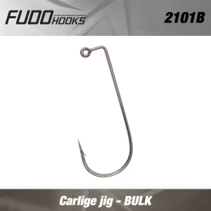 Carlige Fudo AB JIG Black Nickel Nr.1/0 50buc/bulk Carlige Fudo AB JIG Black Nickel Nr.1/0 50buc/bulk