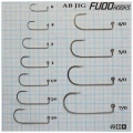 Carlige Fudo AB JIG Black Nickel Nr.2/0 50buc/bulk Carlige Fudo AB JIG Black Nickel Nr.2/0 50buc/bulk