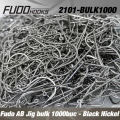 Carlige Fudo AB Jig Black Nickel Nr.1/0, 1000buc/bulk Carlige Fudo AB Jig Black Nickel Nr.1/0, 1000buc/bulk