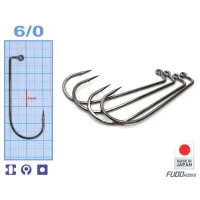 Carlige Fudo Ab Jig Black Nickel Nr 6/0 (bulk500) Carlige Fudo Ab Jig Black Nickel Nr 6/0 (bulk500)