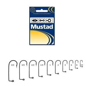 Carlige Mustad M32627 BLN pentru Jig/Twister, nr.2/0, 100buc/plic