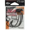 Carlige Off-Set GAMAKATSU Worm-323 Monster Black, Nr.6/0,  4buc/pac