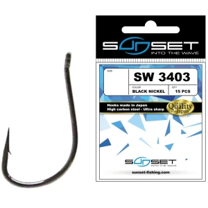 Carlige Sunset SW 3403BN Sunhooks Nr.12, 15buc/pac