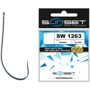 Carlige Sunset Sunhooks SW 1263NI, nr.12, 20buc/plic Carlige Sunset Sunhooks SW 1263NI, nr.12, 20buc/plic