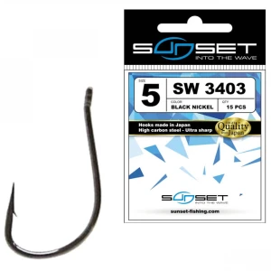 Carlige Sunset Sunhooks SW 3403BN no.6 15buc Carlige Sunset Sunhooks SW 3403BN no.6 15buc