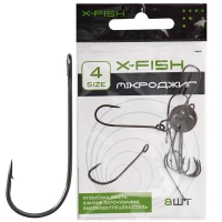 Carlige X-FISH Micro Jig Hooks, Nr.6, 8buc/pac