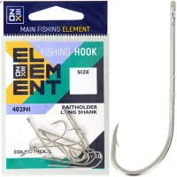 Carlige ZEOX Hook Baitholder Long Shank 402NI, Nr.4, 10buc/pac