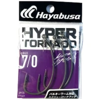 Jig Offset HAYABUSA Hyper Tornado, Nr.5/0, 3buc/pac