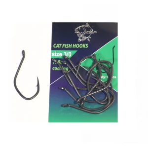 CARLIGE PRO FL CAT FISH HOOK TEFLONATE NR 1/0 10BUC CARLIGE PRO FL CAT FISH HOOK TEFLONATE NR 1/0 10BUC