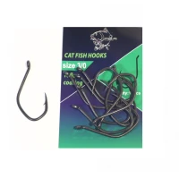 CARLIGE PRO FL CAT FISH HOOK TEFLONATE NR 6/0 10BUC CARLIGE PRO FL CAT FISH HOOK TEFLONATE NR 6/0 10BUC