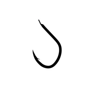 Carlig Owner 50057 Negru Semirotund Nr 2/0 - 10buc/plic