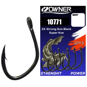 Carlig Owner Amaz 10771 2x-Strong Gun Black Super Kue Nr.6/0