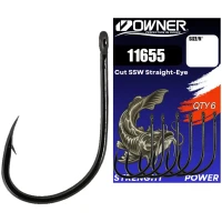 Carlig Owner Amaz 11655 Cut SSW Straight-Eye Nr.7/0, 6buc/pac Carlig Owner Amaz 11655 Cut SSW Straight-Eye Nr.7/0, 6buc/pac